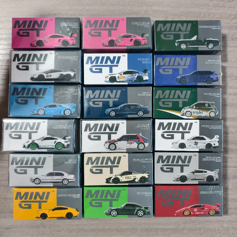 MINIGT 1:64 Maßstab Serie Einzigartiges Exquisites Druckguss-Modellauto, Hobby-Sammlerstück zur Dekoration