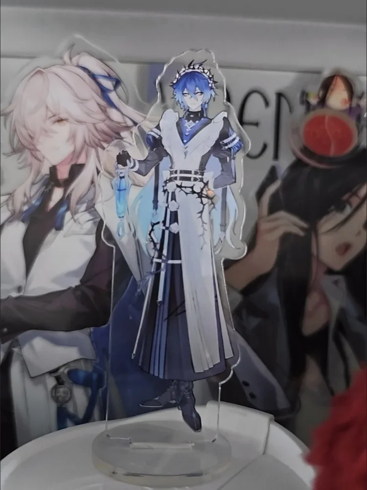 Anime Genshin Impact Lantern Bearer Flins Fans Works Acrylic Figure Stand Model Plate Desk DIY Decor Sign Ornament For Fans Gift