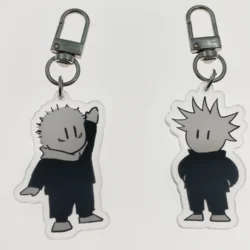 Cute Fun Anime JJK Keychain Phone Charm Couple Gift Student Bag Pendant