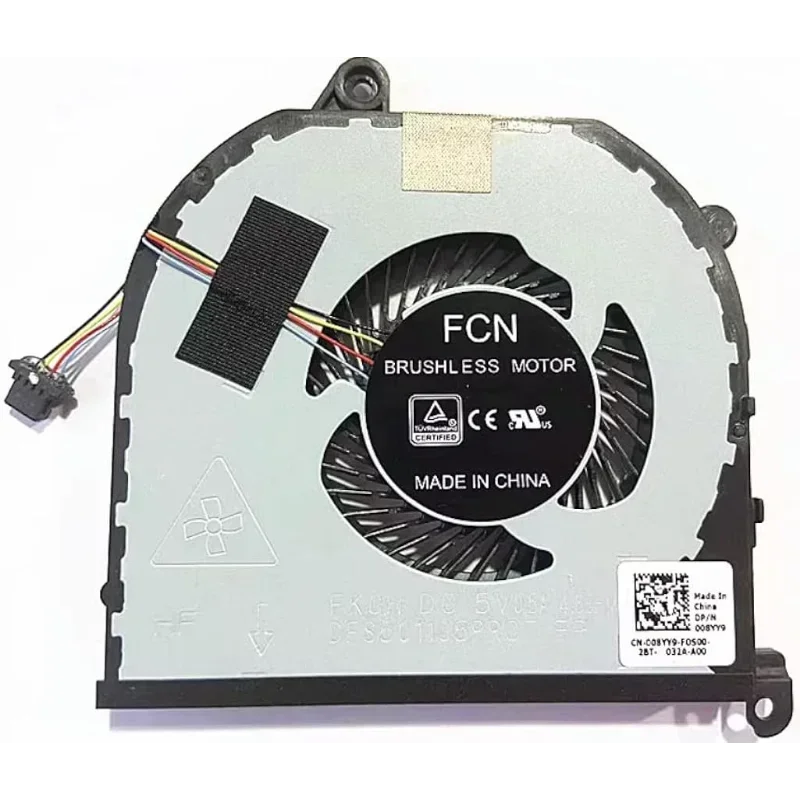 Laptop CPU Cooling Fan for Dell XPS 15 9570 7590 Precision 5530 5540 Series (Left Side Fan)