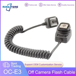 OC-E3 Off Camera Flash Cable Hot Shoe Cord Sync Remote Focus Cablefor Canon 580EX Flashlight