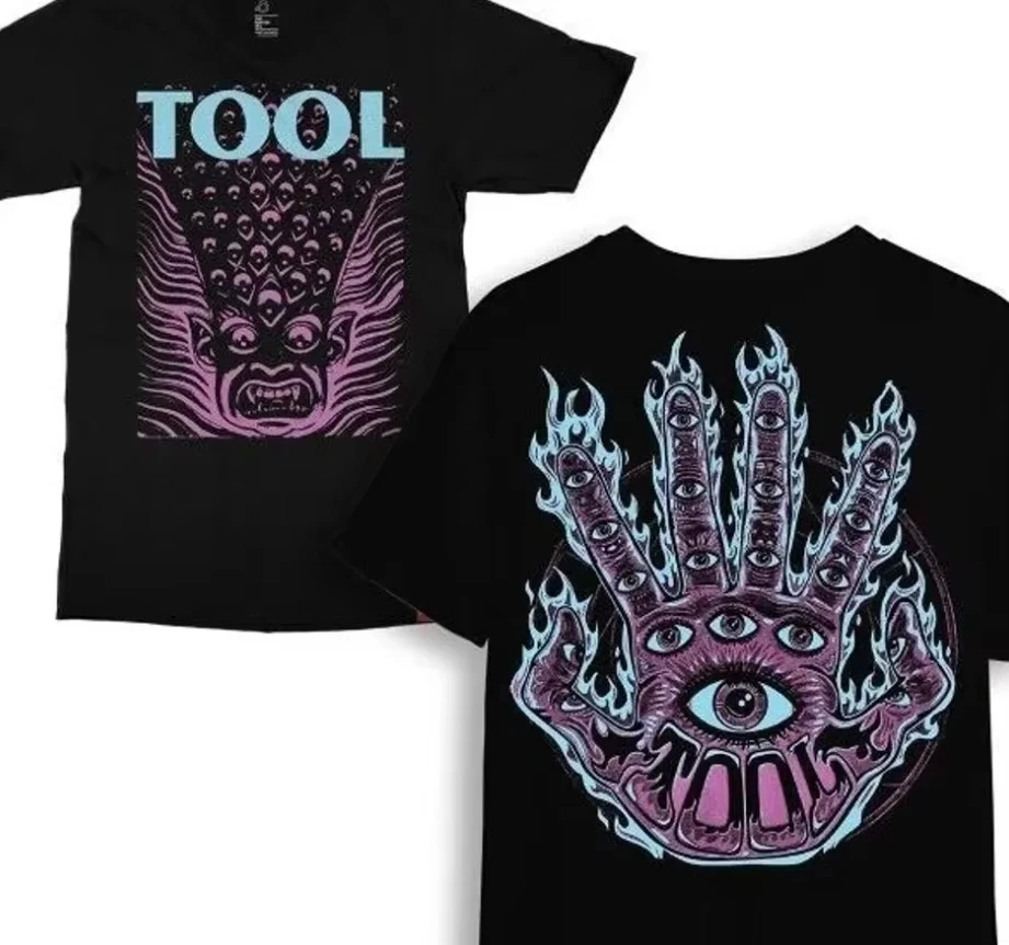 Tool Band World Tour Concert Lateralus Tool Band Shirt for Fan Shirt Bold Patterns Fun Printed T-shirt Casual Street Wear