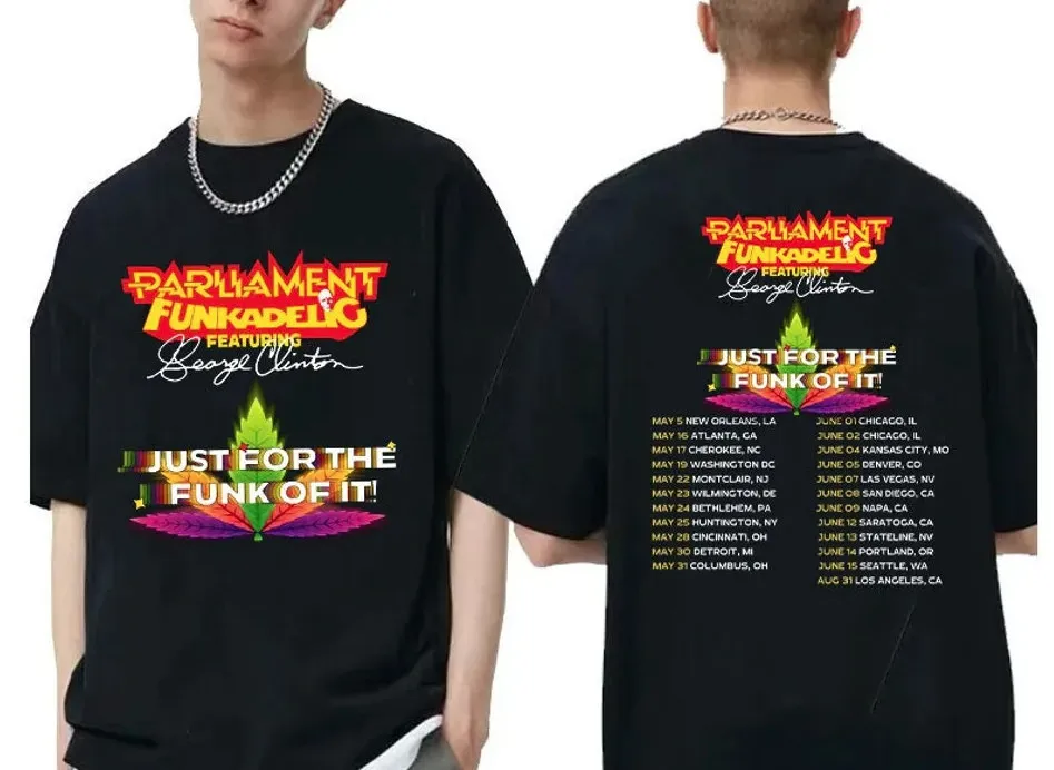 Parliament Funkadelic' and George Clinton - For The Funk Of It 2024 Tour Shirt