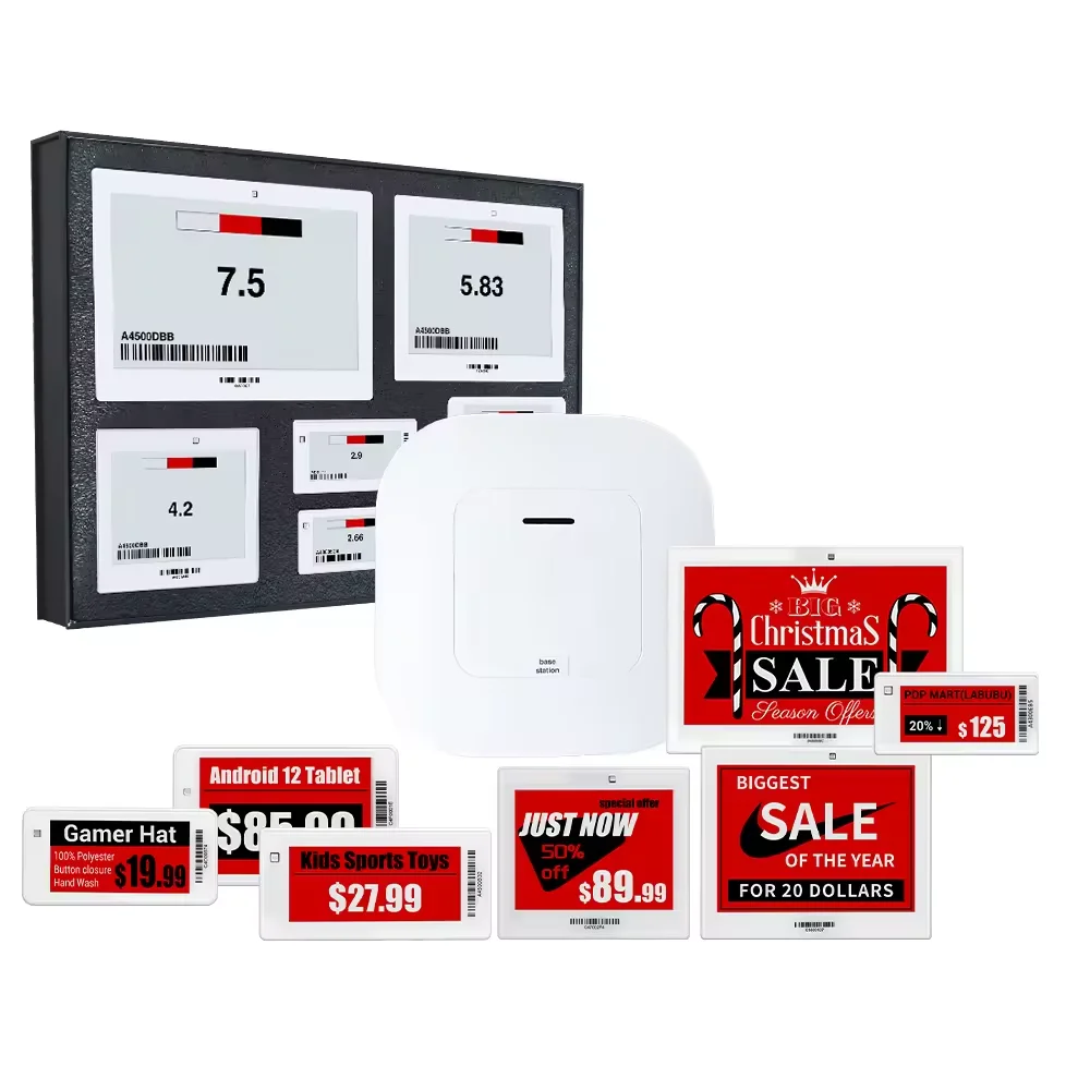 Supermarket Digital Price Tags Display with 2.13inch E-paper Display Labels Electronic Shelf Label ESL Tag