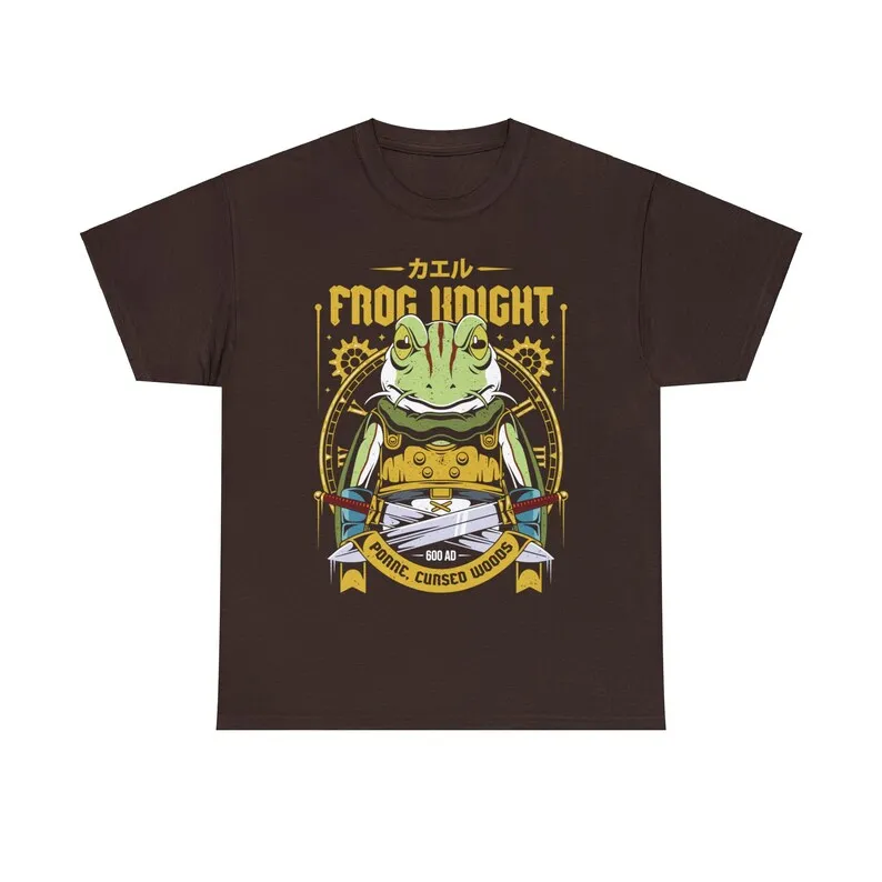 Glenn Frog Knight T-shirt - Chrono Trigger Video Game Shirt - Crono, Marle, Robo, Lucca - Chrono Chross Gaming Tee