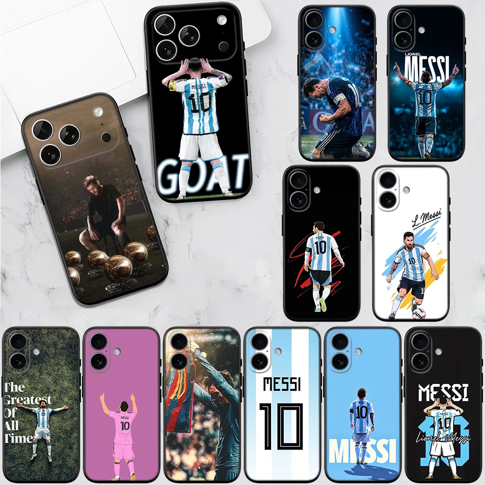 King of Football M-messis New High-End Phone Case for Redmi Note 10 11 12 Pro Max 10S 10C 10T 11A 11S 12S 12C