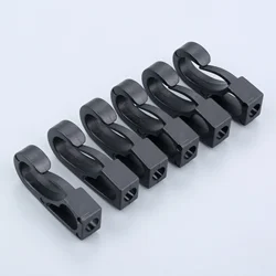 6Pcs Kayak Canoe Boat Dinghy 6mm Bungee Elastic Rope Shock Cord Terminal End Hook Snap Clips Nylon Buckles Kayaking Accessories