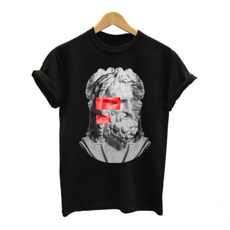 تماثيل الرجعية ديفيد الحرارية لاصق الحديد على بقع منصهر الكي للملابس نقل الحرارة الحرارية تي شيرت ملصق مخصص #5