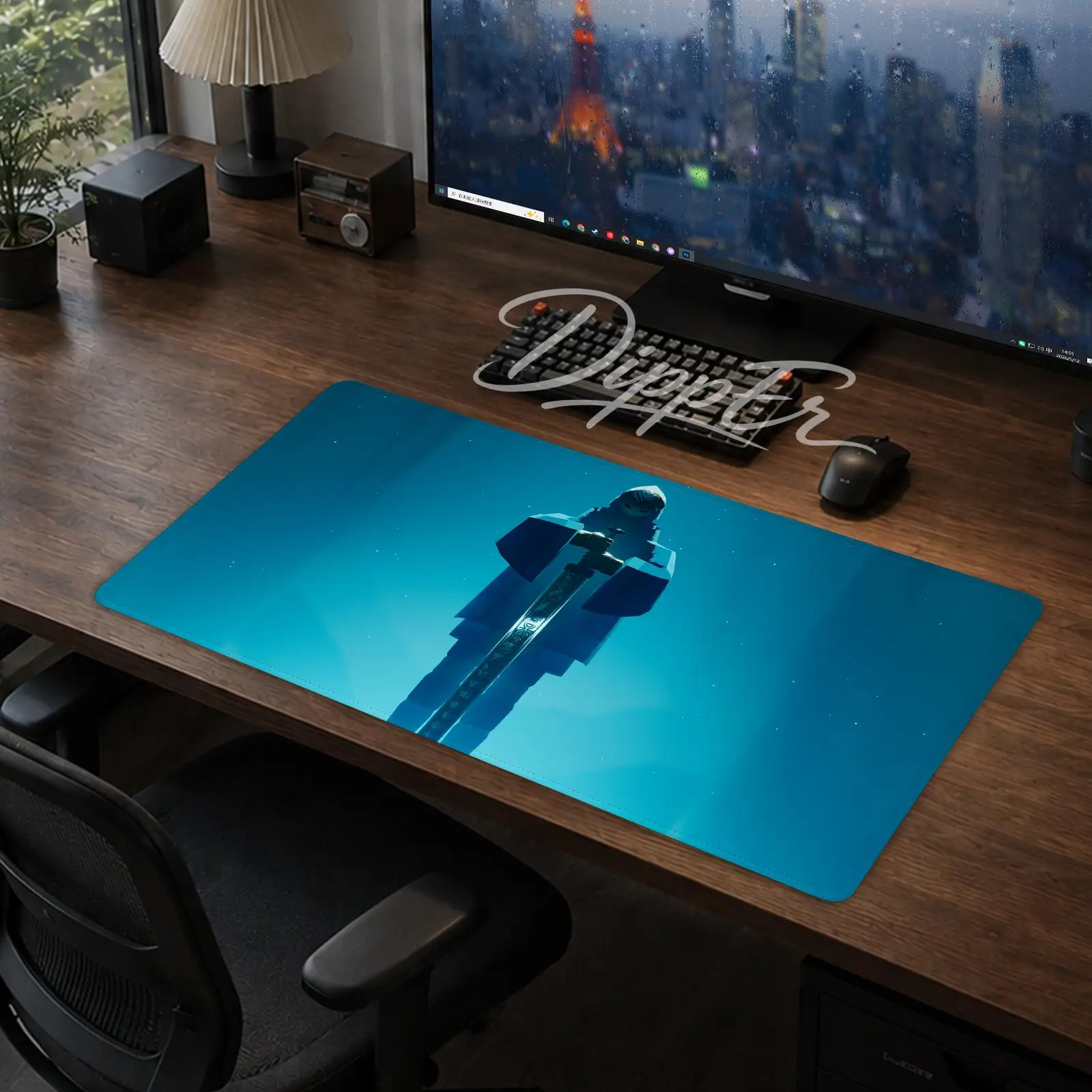 

A-Sword of the Sea Mouse Pad Office Large Desk Mat Gaming Mousepad Rubber Bottom Non-Slip Cushion 900X400