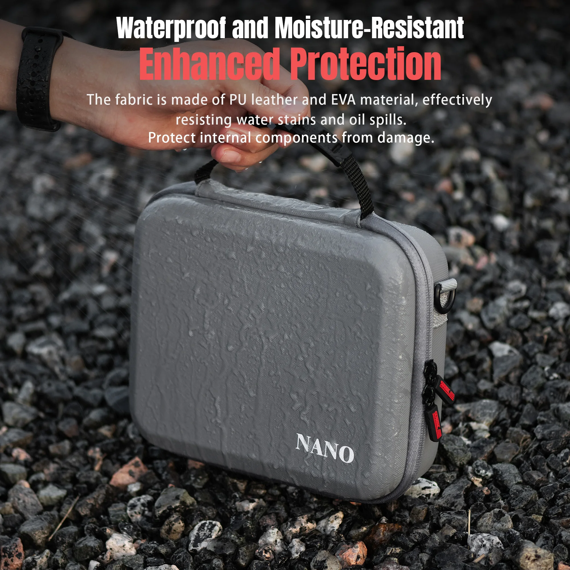 Сумка для хранения STARTRC, чехол из искусственной кожи для DJI Osmo Nano, сумка-органайзер для камеры, универсальный дорожный чехол, сумка на плечо, аксессуар