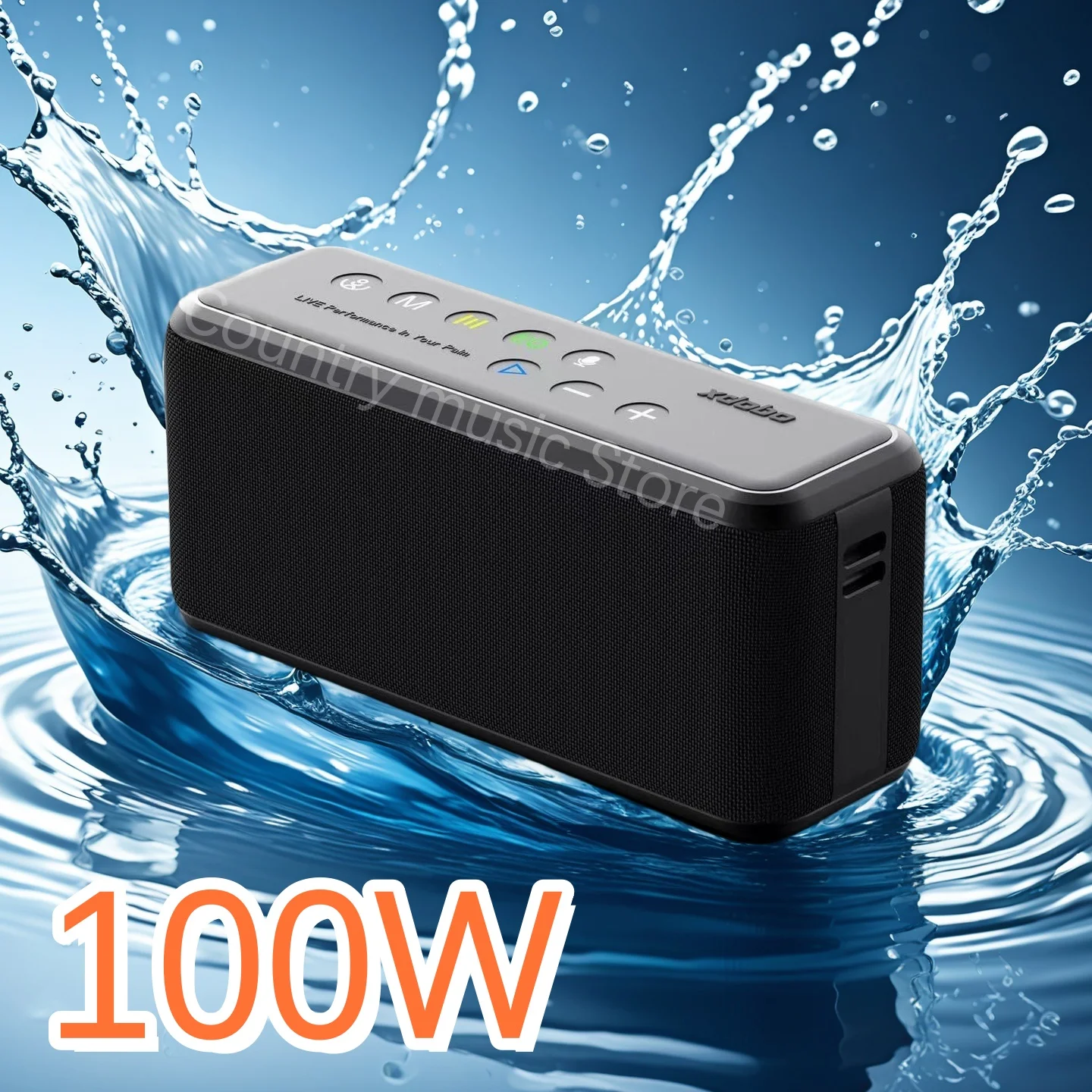 XDOBO X8 MAX Bluetooth-динамик 100 Вт, высокая громкость, уличный звуковой ящик, 20000 мАч, внешний аккумулятор TWS, стерео сабвуфер, Hi-Fi звуковая панель TF AUX