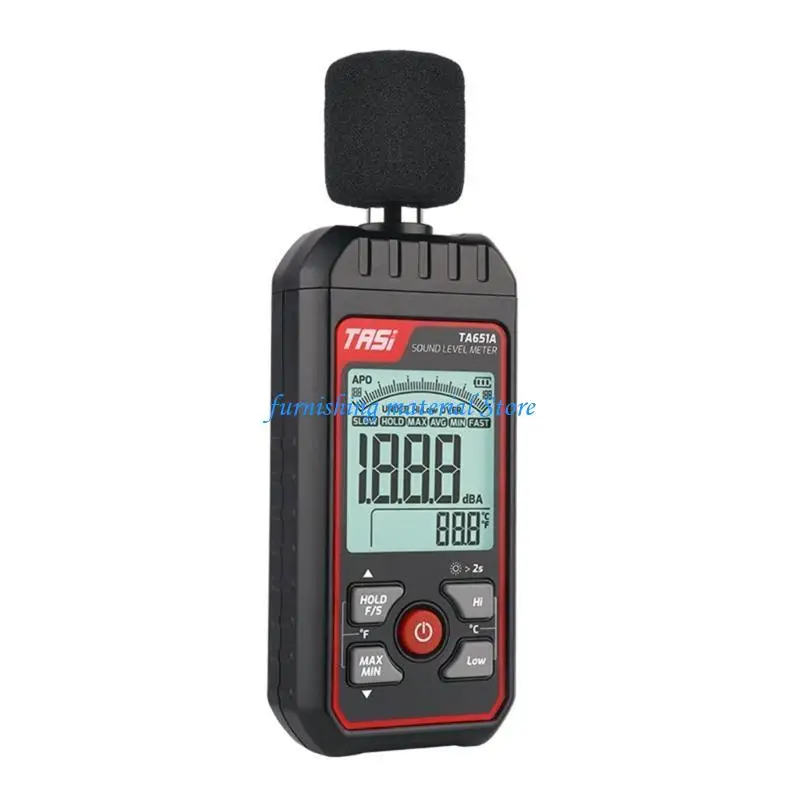 

Y5GD HighAccuracy Digital Display Sound Level Meter Noise Meter USB DatasConnection 30-130dB Tester Volume Decibel Measuring