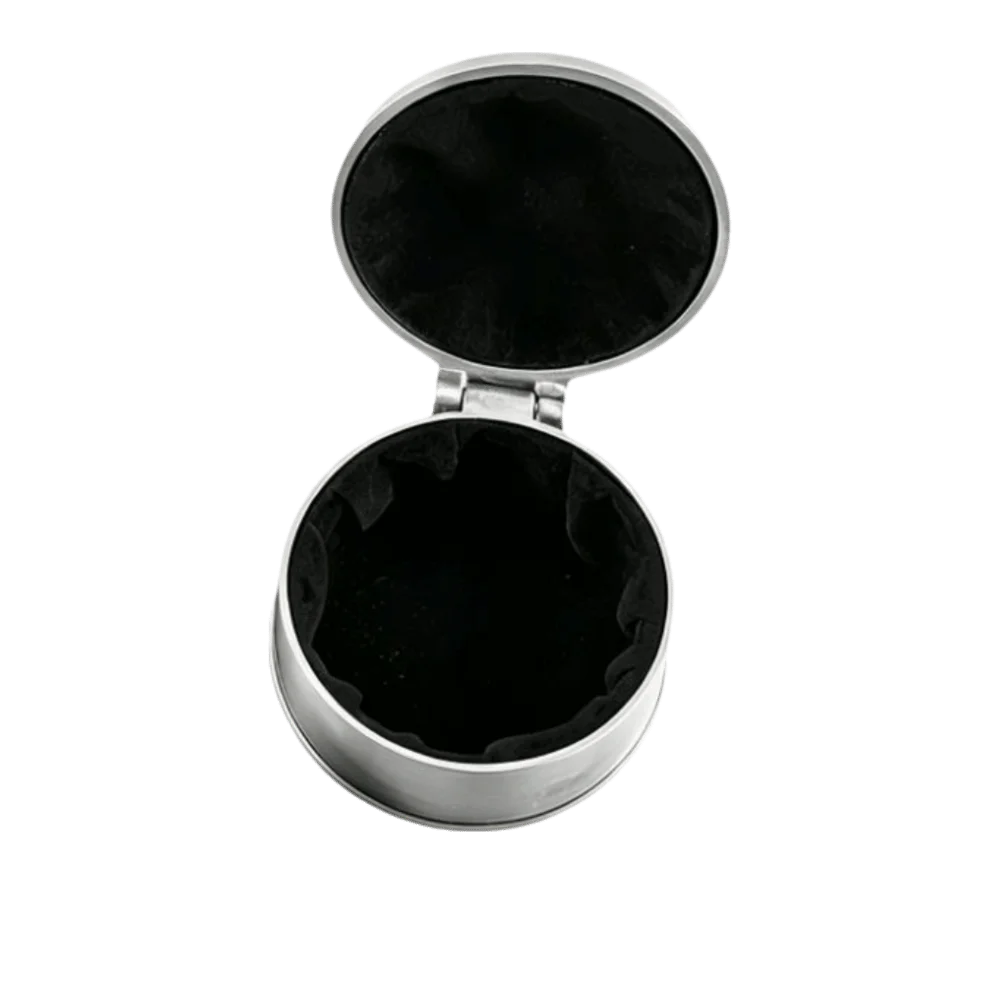 2pcs Metal Construction Metal Jewelry Box European Style Round And Heart Shape Jewelry Organizer Rose 3D Embossment Zinc Alloy