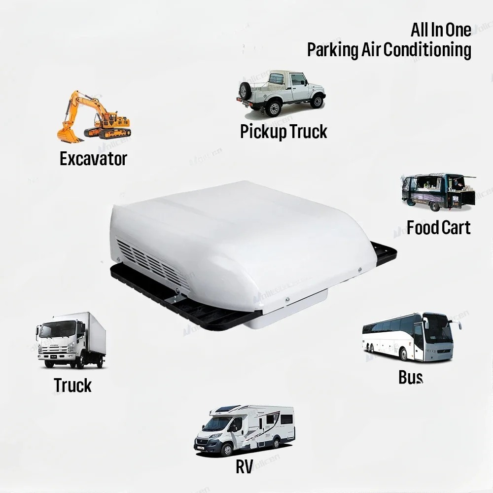 

Hot Selling Electric Camper Parking Air Condition 12 Volt Tractor Cab Air Conditioning Truck 24 V Parking Air Conditioner