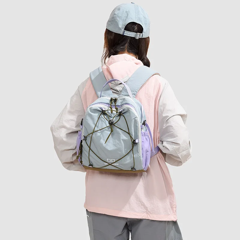 

Pink Travel Backpack Men's Women's Commuter Small School Bag 2026 Mountaineering Hiking Short Trip Outdoor Backpack Student