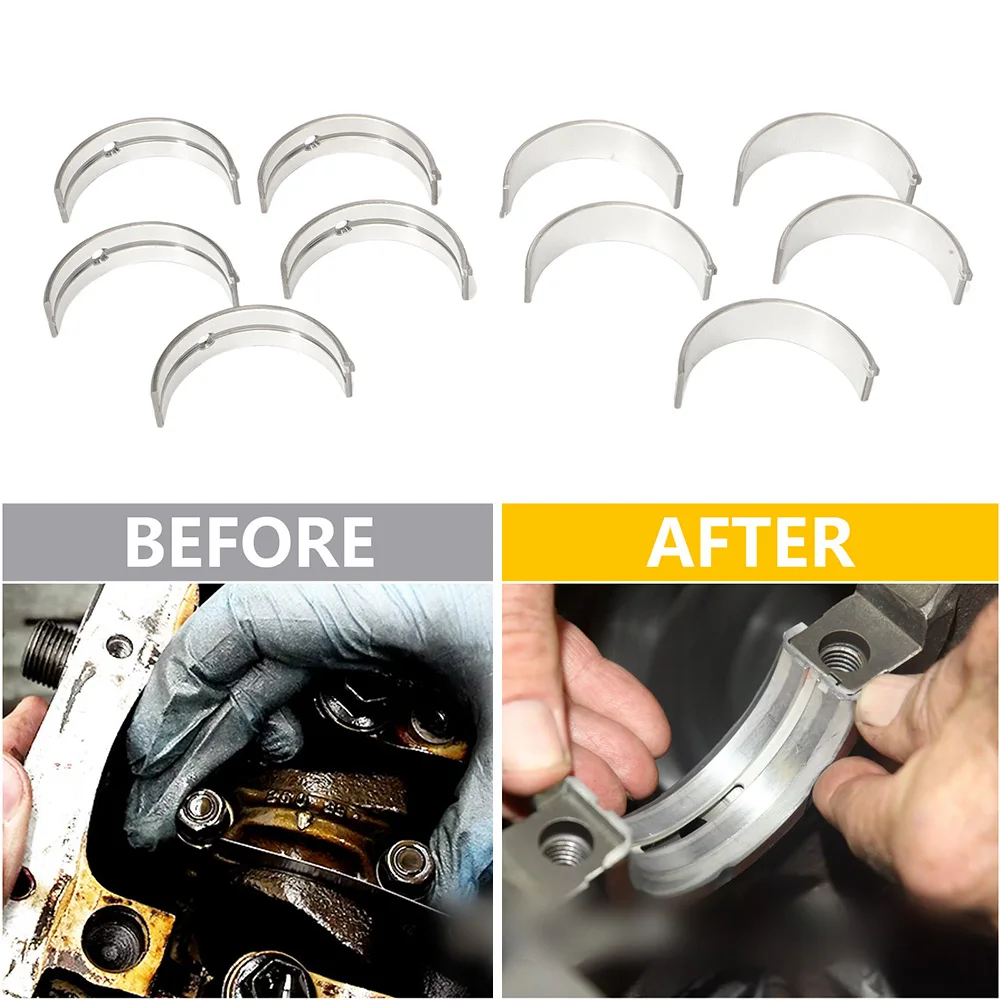 

For Engine Repair Crankshaft Bearing For Hyundai Accent Crankshaft Bearing 18pcs Main Rod Bearings OE Matched Fit