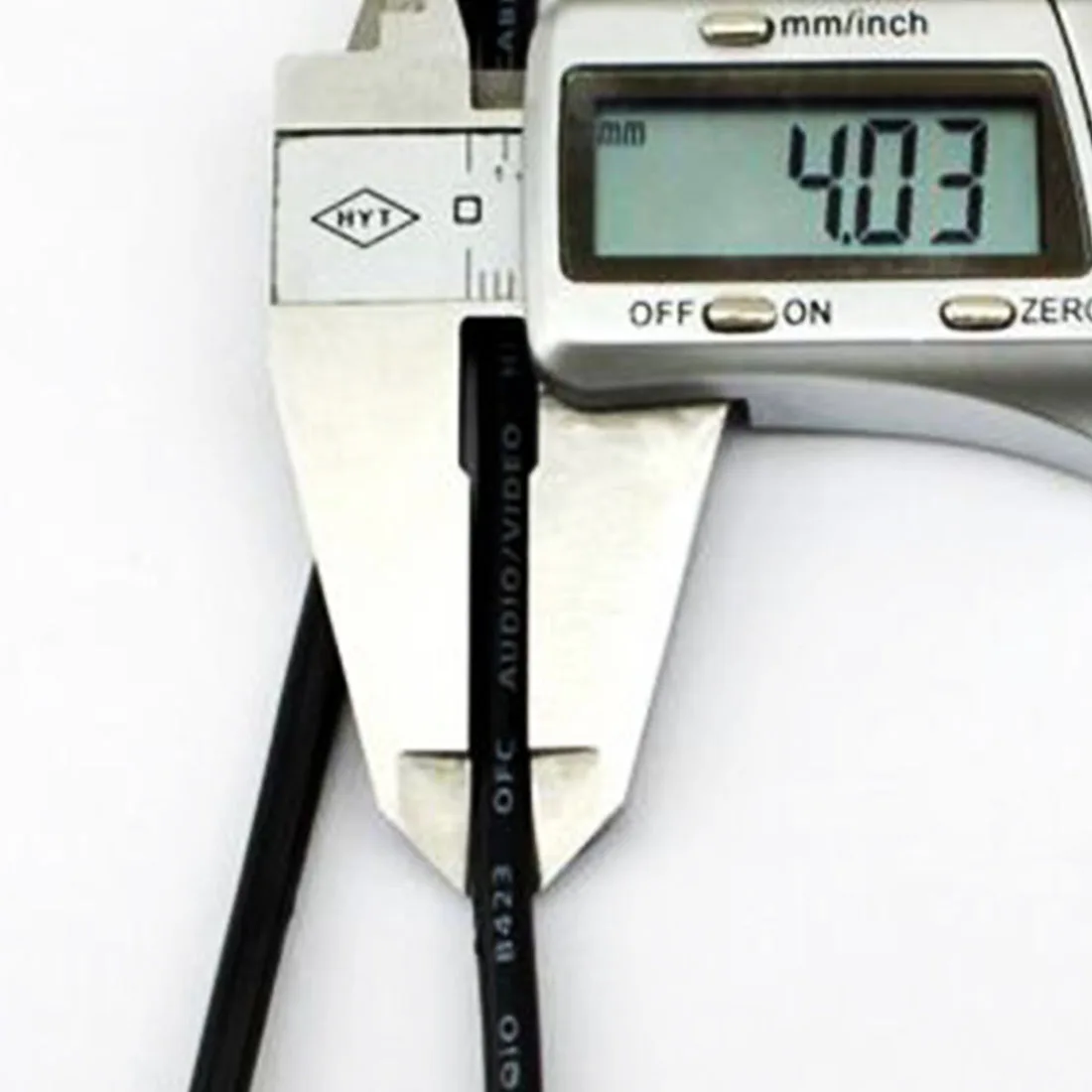 Cable de señal de Audio AV de 1m, Cable protector de dos núcleos rojo y blanco