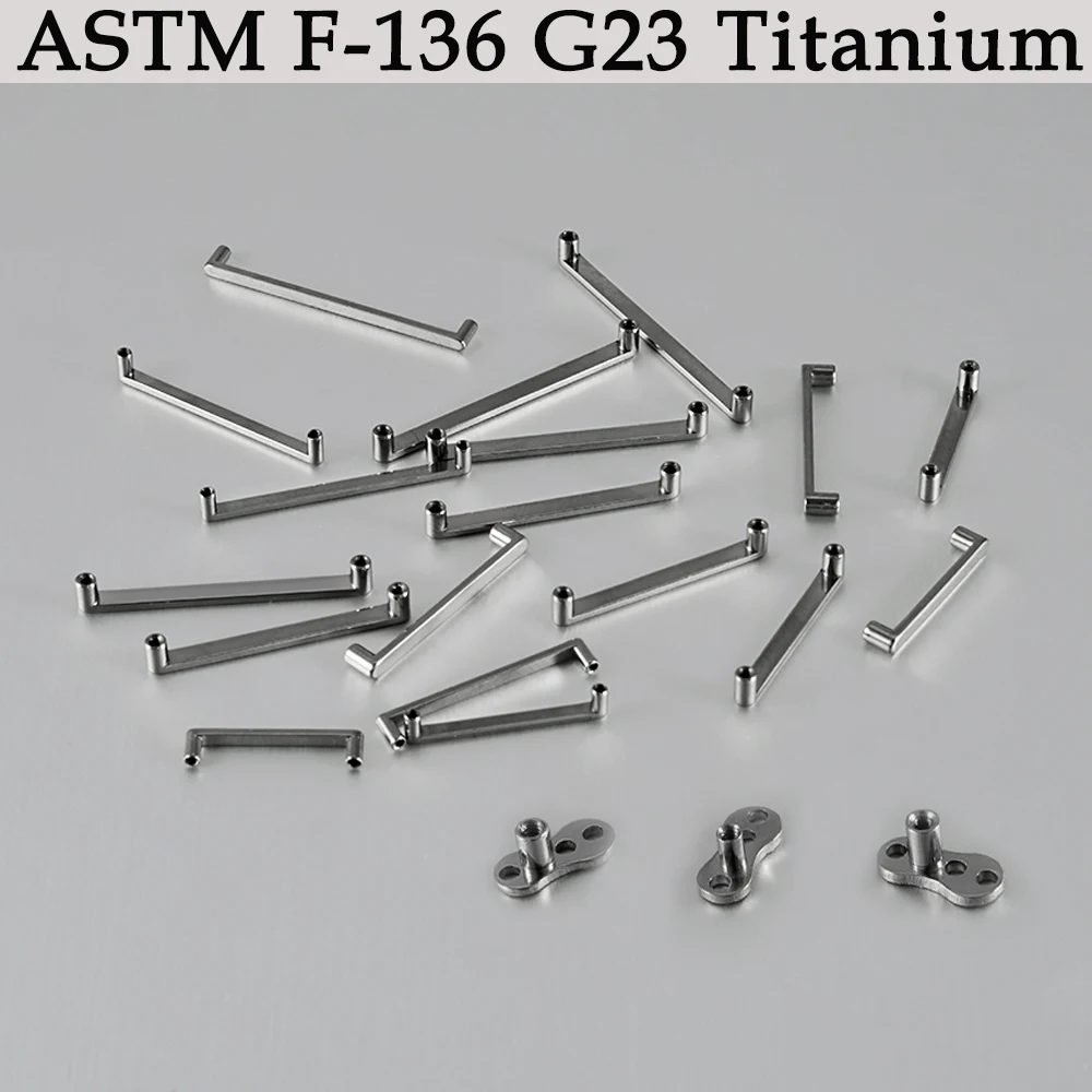 G23 Titanium Surface Piercing Double Threaded Dermal Anchor