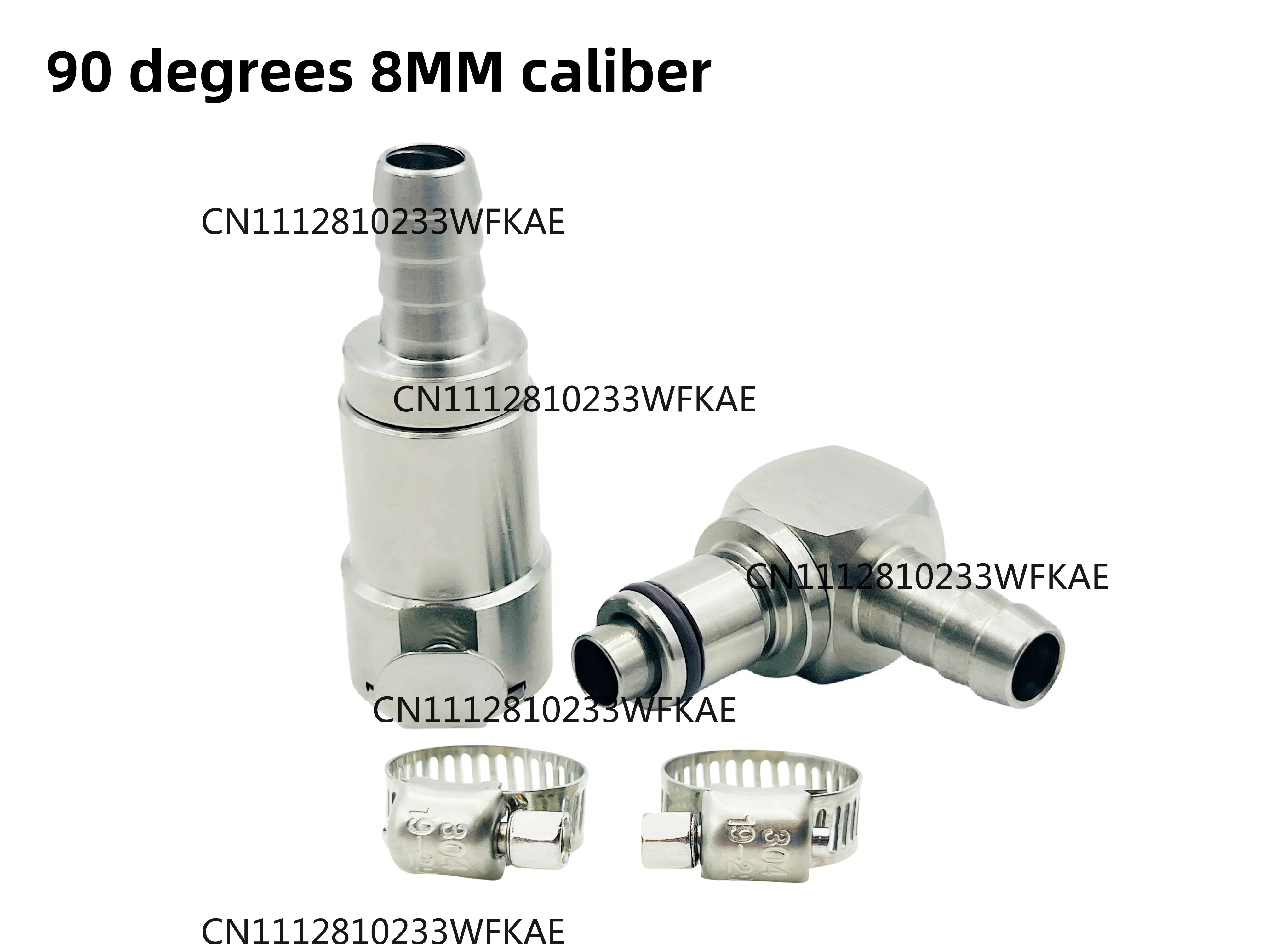 Quick Release Non Drip 8mm / 6mm Race Fuel Coupler Connector Shut-Off Valve Petrol Hose Motorcycle Accessories Interface
