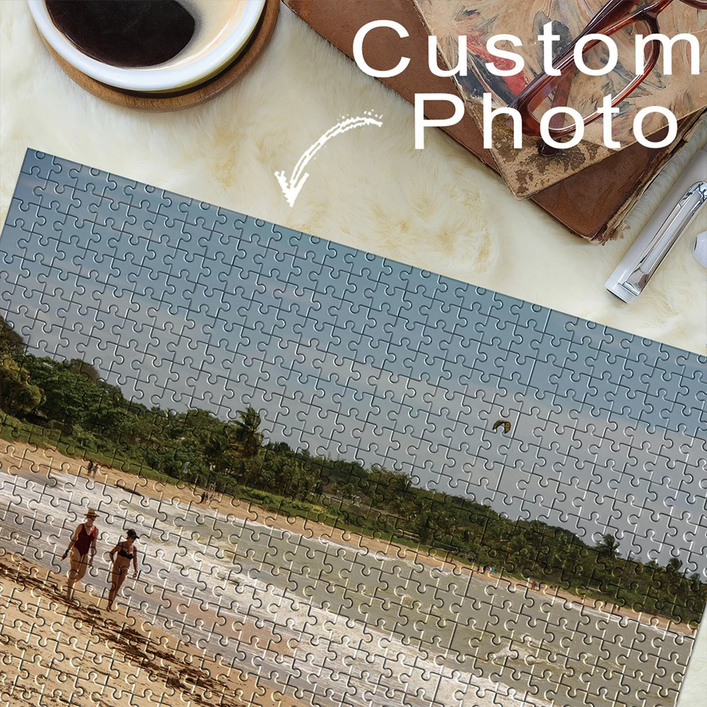 35/300/500/1011pcs Personalized Custom Photo Puzzle Scenic Photo Funny Adult Leisure Toys Gift