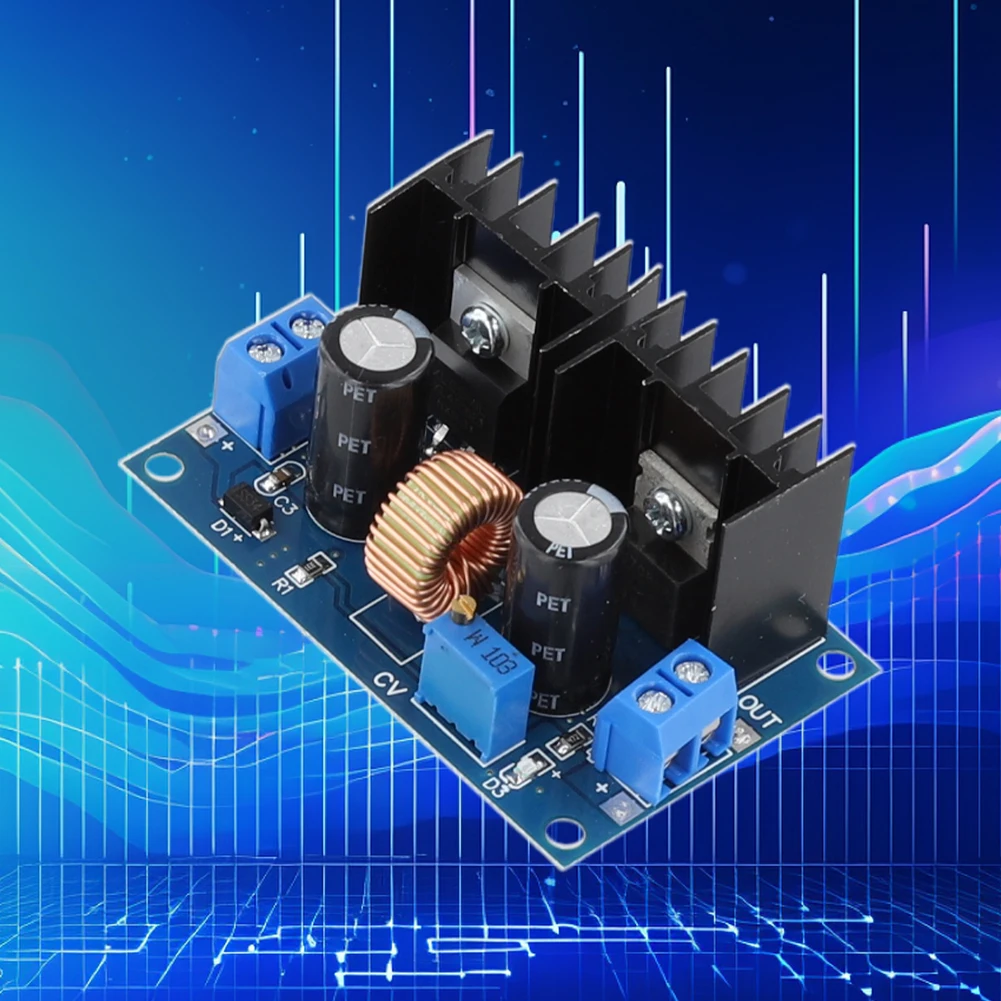 Module d'alimentation 4-40V à 1.25-36V XL4016E1 PWM réglable XH-M401 DC-DC Module Buck 8A 200W pour les projets électroniques de bricolage