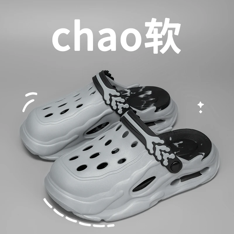 Beach Slippers Flip Flop Casual Summer Men Slippers Platform Outdoor Sandals Clogs Comfortable Indoor Slides Garden Shoes Couple view 4