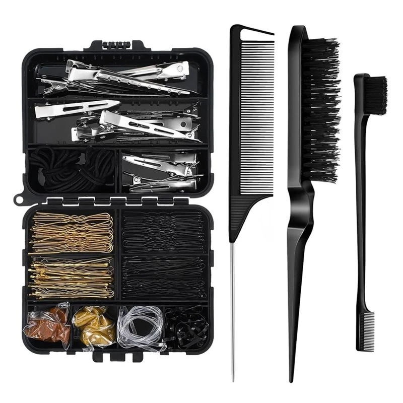 2026 New Complete Slick Back Hair Brush Kit Accessories Set For Dance Cosmetology For Dance Ballet Competition Wedding Party