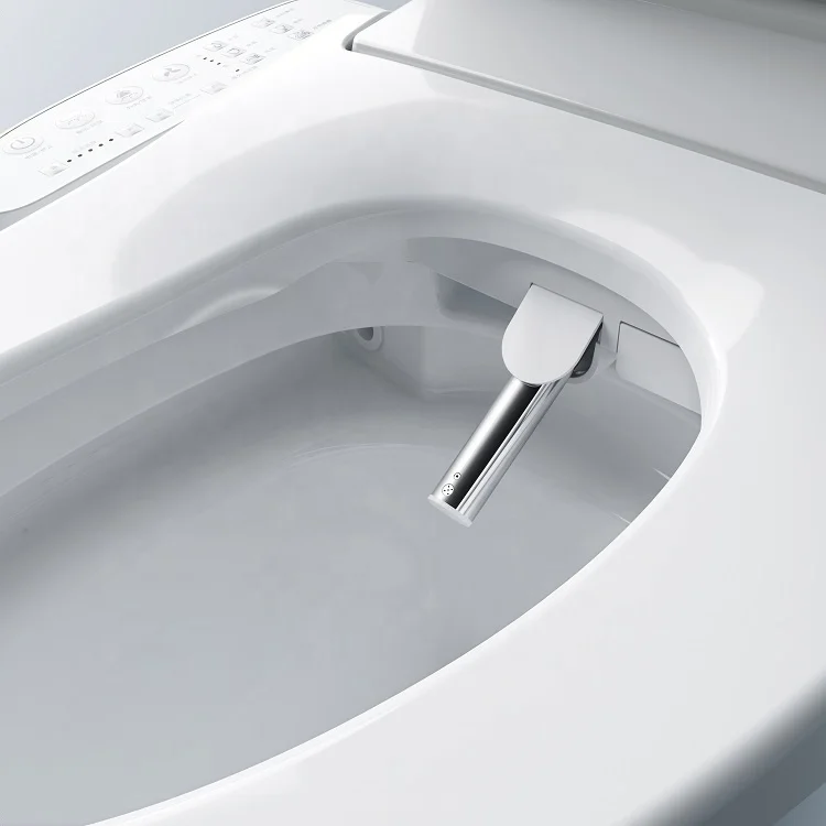 F1N535 Smart Bidet Seat Intelligent Bidet Seat Smart Toilet Seat with Soft Close Lid Automation Water Cleaning Model