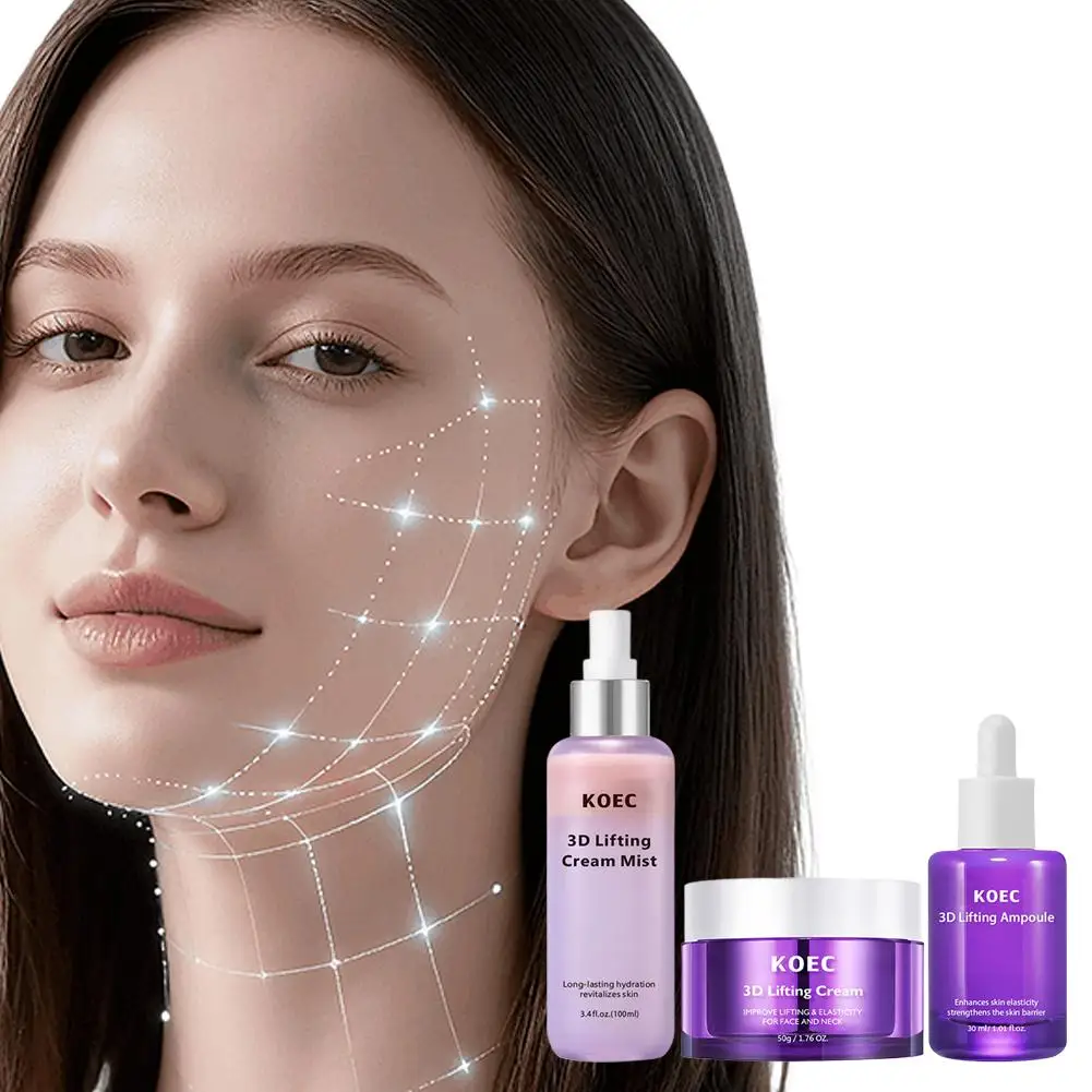 

3D-крем для лифтинга с фиолетовым эффектом: повышает эластичность кожи, укрепляет кожный барьер, увлажняет длительное время, восстанавливает. Набор крем-мист.