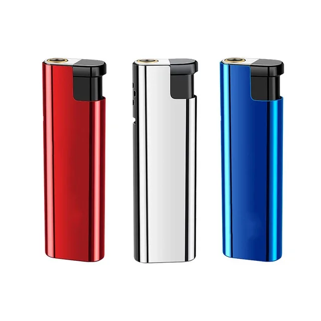 New Windproof Direct Spray Blue Flame Lighter Cigarette Lighter Cigar Accessories Camping Tool Ignition Outdoor Survival Starter view 4