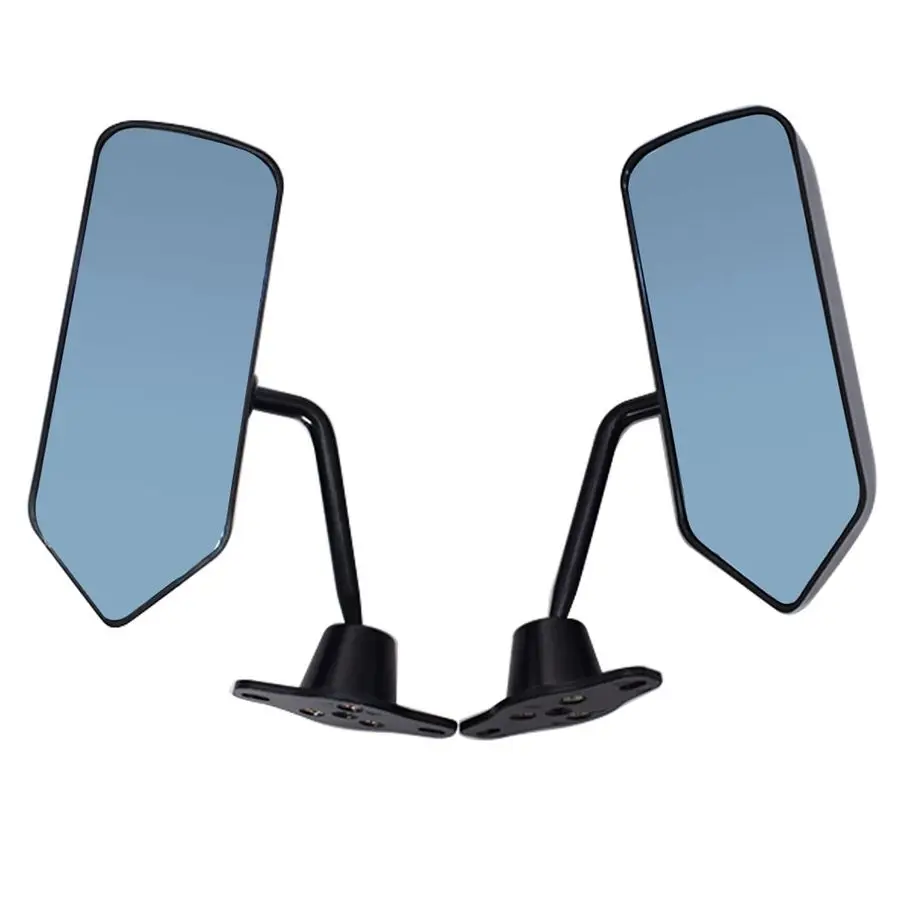 Espejos retrovisores laterales estilo F1 Universal Racing Glass negro
