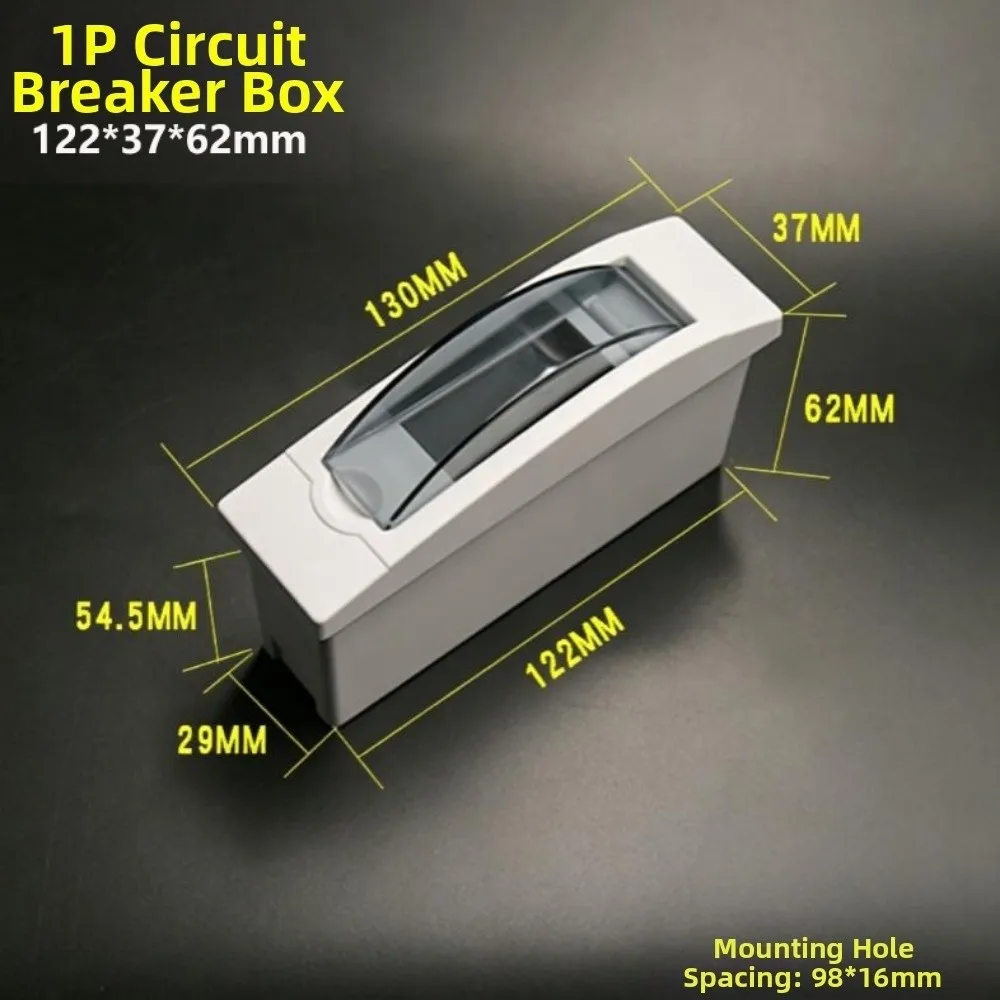 1/2/3/4/6/9/13/16 Ways Circuit Breaker Distribution Protection Box Indoor Wall Mount HT-5 Series Electric Transparent Cover Box