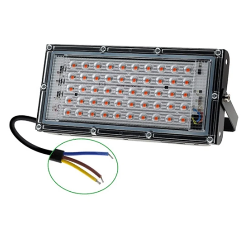 A76K للنباتات 200 واط LED تنمو مصباح الطيف الكامل فيتو مصباح الدفيئة نمو الإضاءة سلك التوصيل