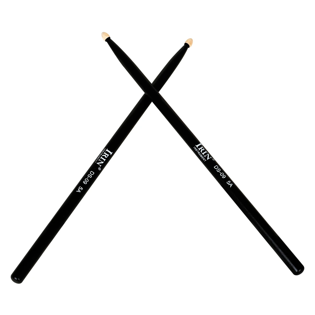 IRIN Drumstick Jazz Drum 5A Massivholz Paar Drum Sticks Percussion Musikinstrument Robuste Ahorn Schwarze Trommel Universal Zubehör – Detail 4