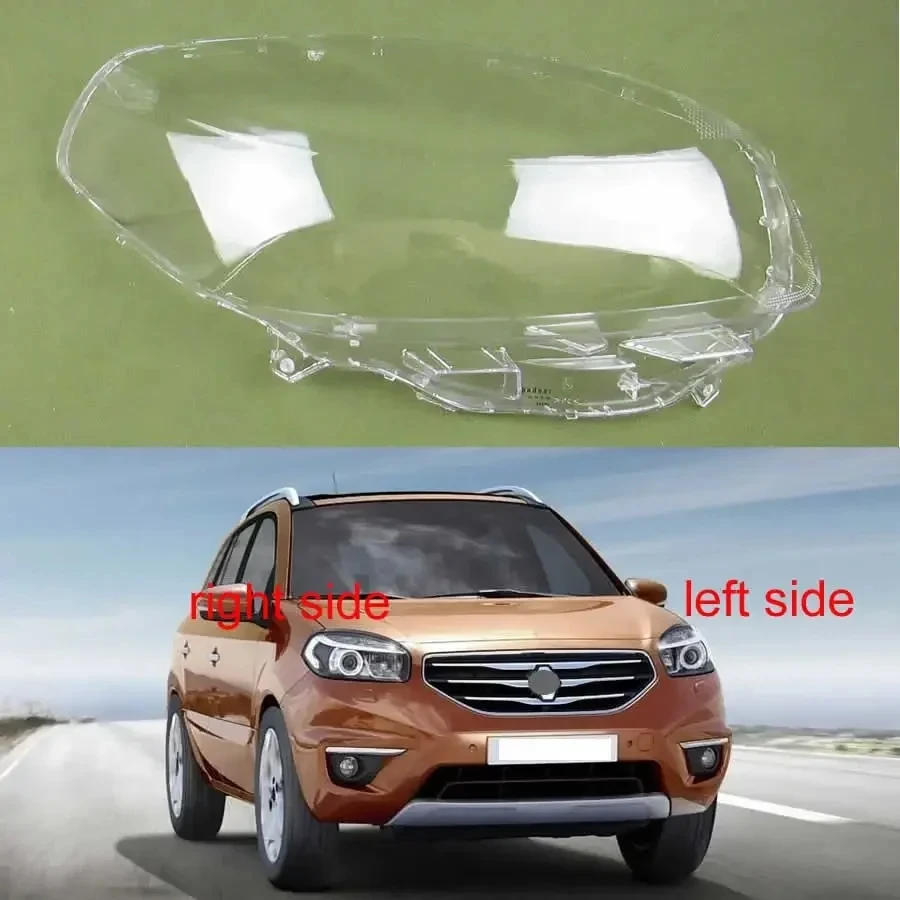 

For Renault Koleos 2012 2013 2014 2015 2016 Headlight Cover Lens Transparent Lampshade Headlamp Shell Lamp Shade Plexiglass