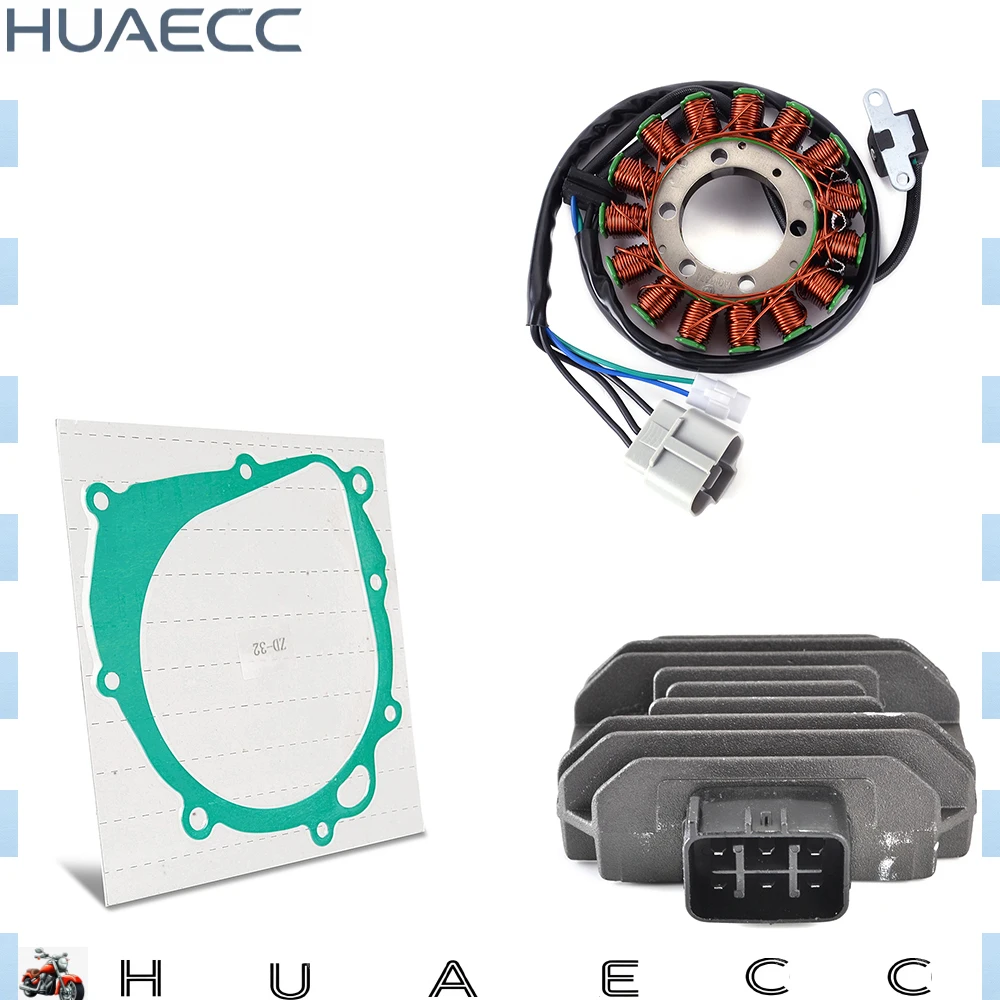 

For Suzuki LTZ400 LTZ 400 Quadsport Z400 2018 2017 2016 2015 2014 2013 2012 2009 Stator Coil + Gasket + Regulator Rectifier