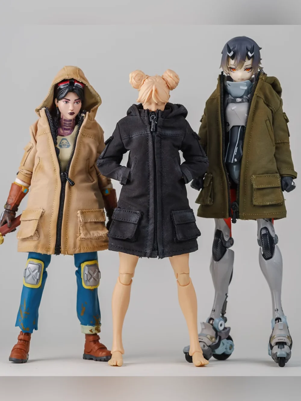 1/12 Scale Female Coat Model for 6'' Gynoid,romankey(no Figure)