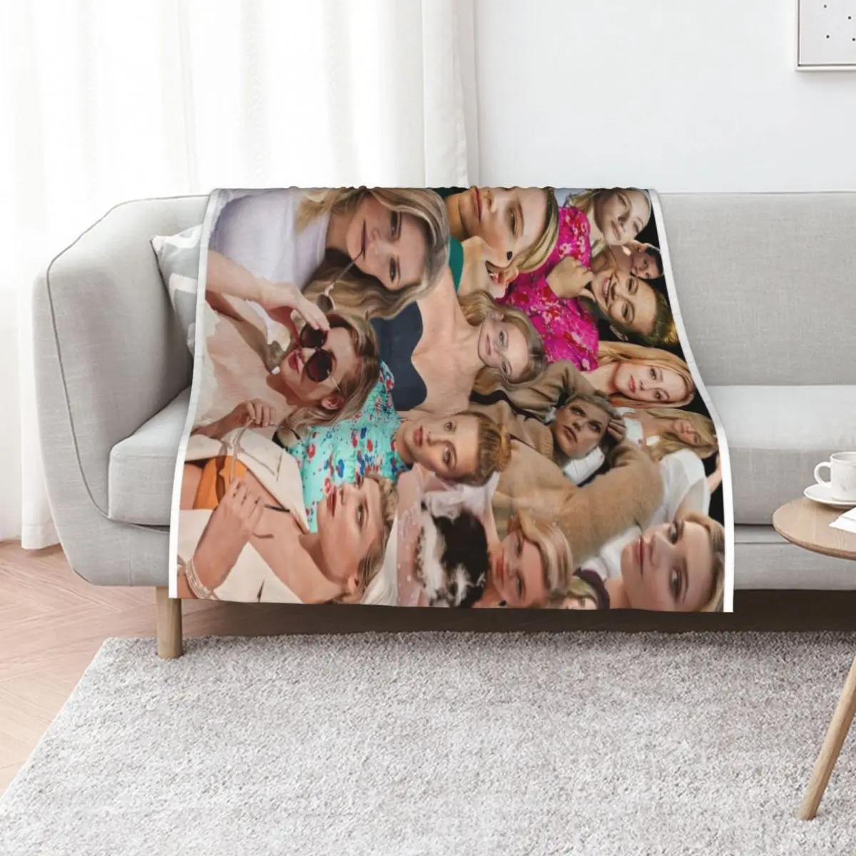 Editing Lili Reinhart Throw Blanket Retros Decoratives Multi-Purpose Loose blankets and throws Luxury Brand Blankets