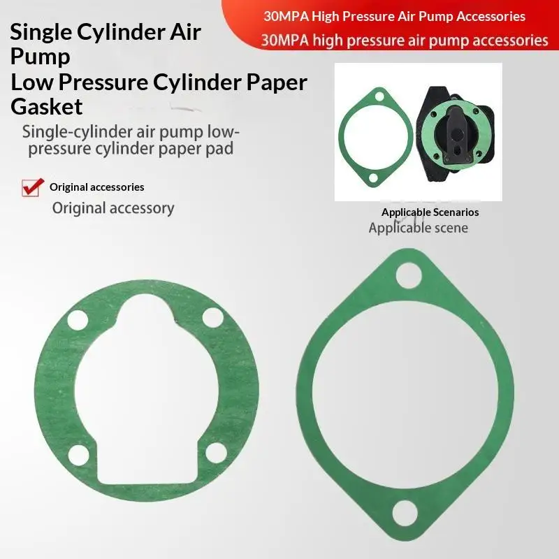 Single Cylinder Air Pump Low Pressure Cylinder Paper Gasket Perfect Sealing Fit 30MPA High Pressure Air Pump Repair