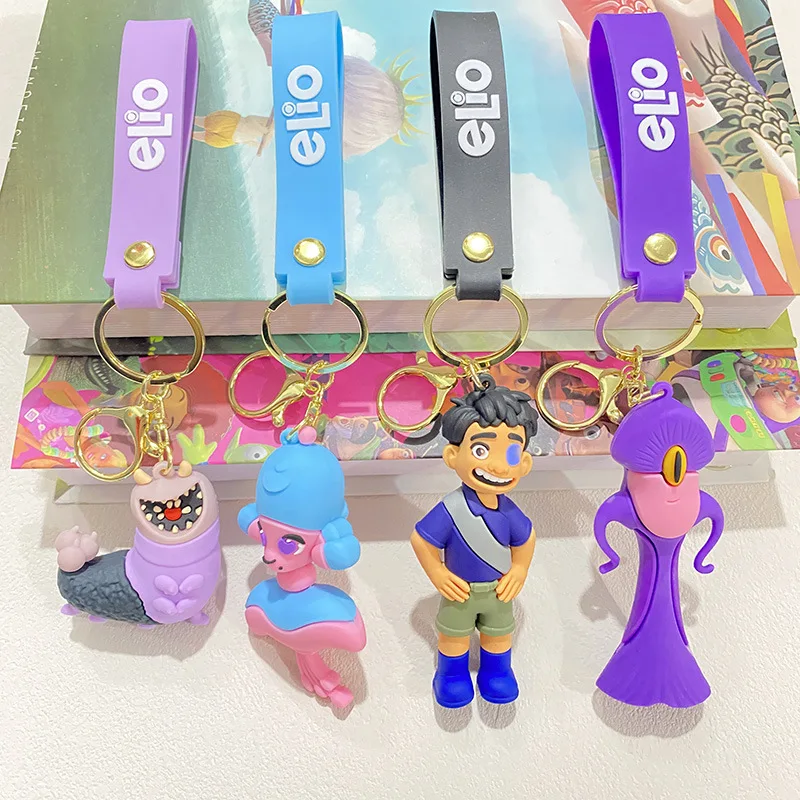 New Eilo Elio Solis Cartoon Anime Peripheral Accessories Pendant Keychain Toy Gift