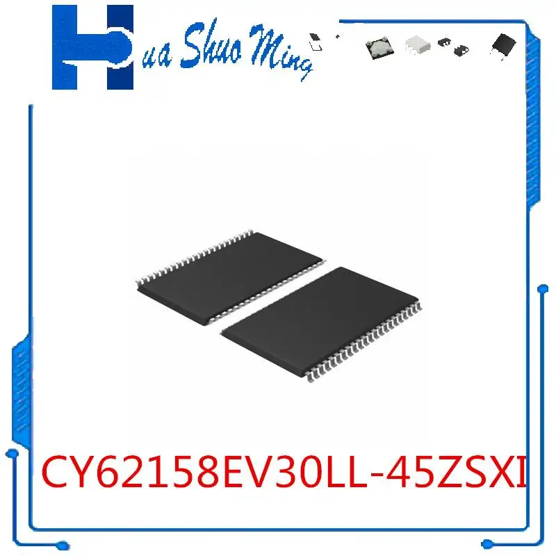 10Pcs/Lot CY62158EV30LL-45ZSXI CY62158EV30LL 45ZSXI SRAM 8MBIT TSOP44