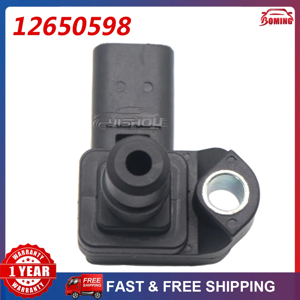 

New Car Manifold MAP Pressure Sensor 12650598 Fits For Chevrolet Malibu 2016-2019 For Cadillac CT5 CT6 2016-2023