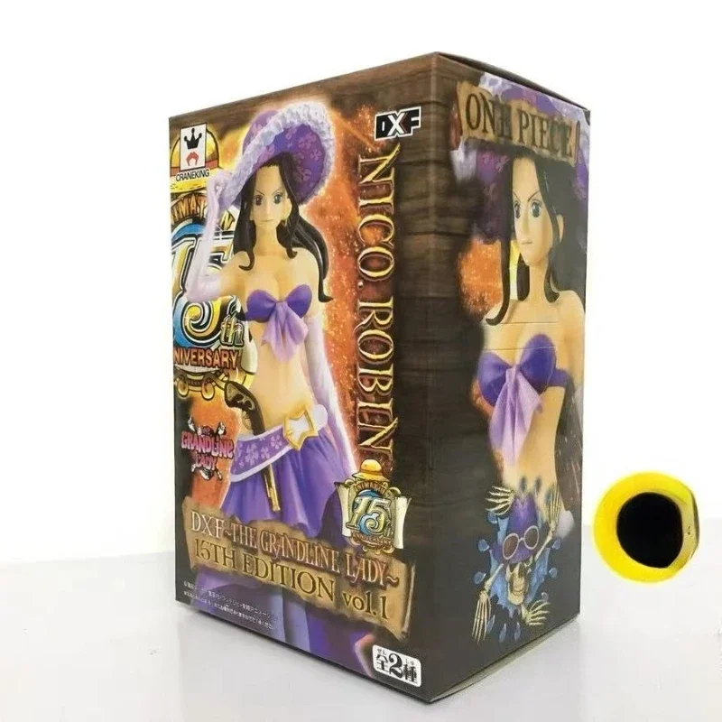 

Banpresto Bandai One Piece Нико Робин 15-летие издание аниме фигурки коллекция статуя кукла модель подарочные украшения