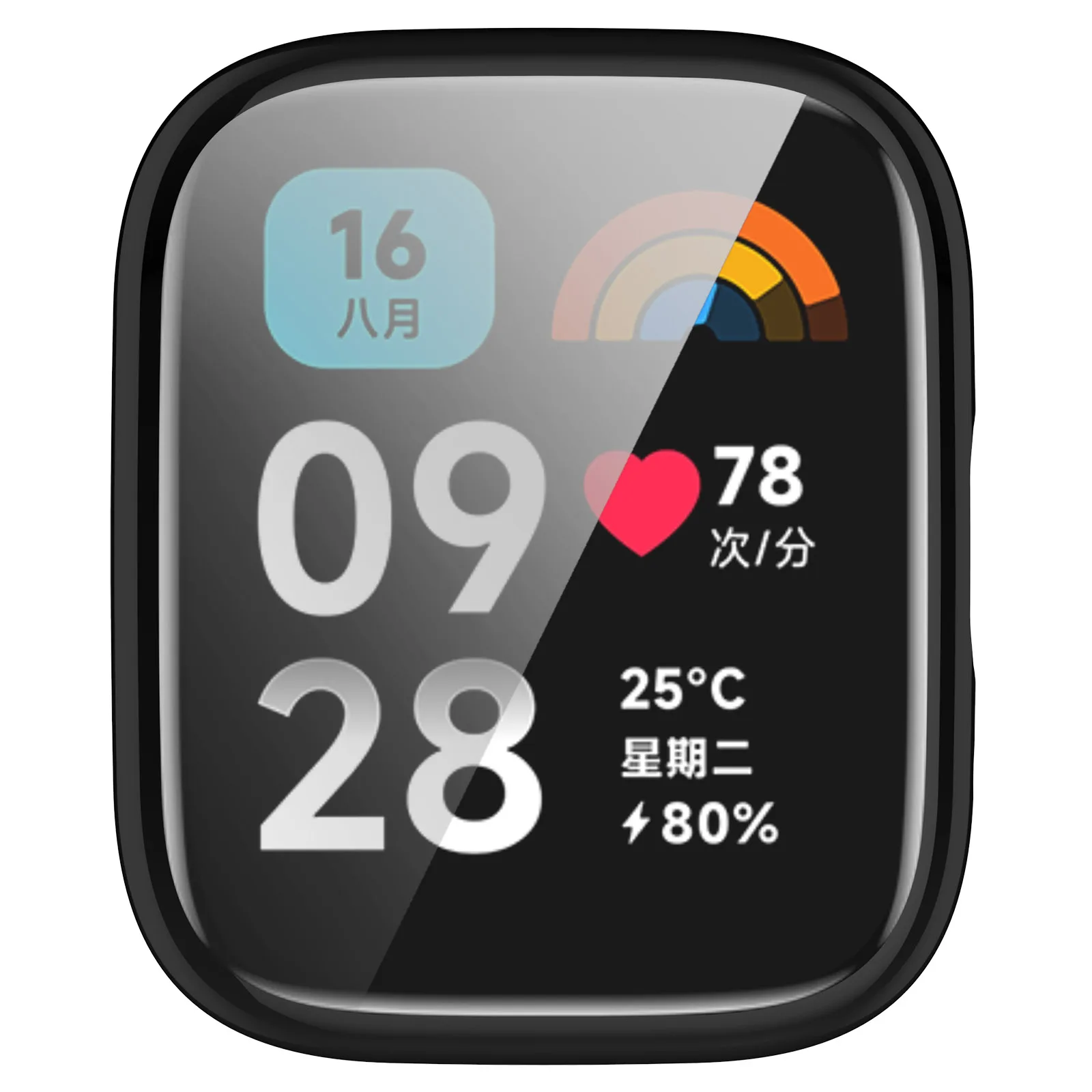 Custodia morbida in silicone per Redmi Watch 3 Active 3 Lite Smart cinturino proteggi schermo per Xiaomi Redmi Watch 3 Active
