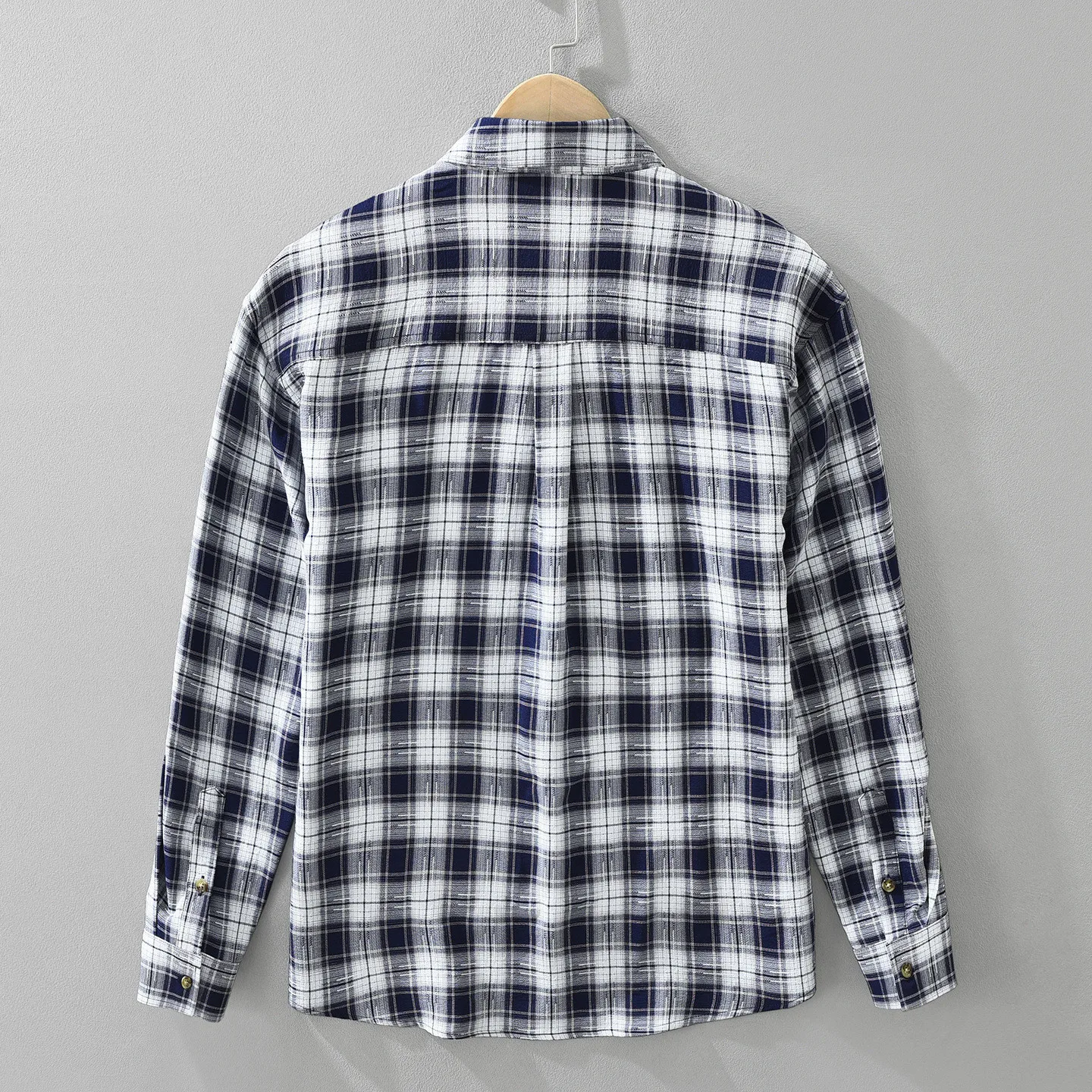 Men Japanese Trendy Vintage Long Sleeve Shirt Loose Lapel Collar Breathable Poetcore Layering Fashion Artistic Casual Top