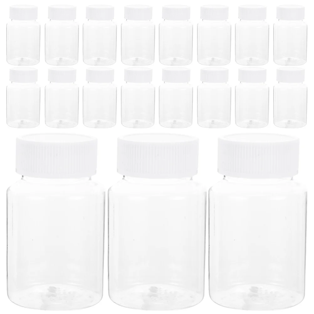 40 stuks plastic reisgeneeskundecontainer kleine draagbare pilfles organizer mini-etui voor buiten kamperen wandelen picknick