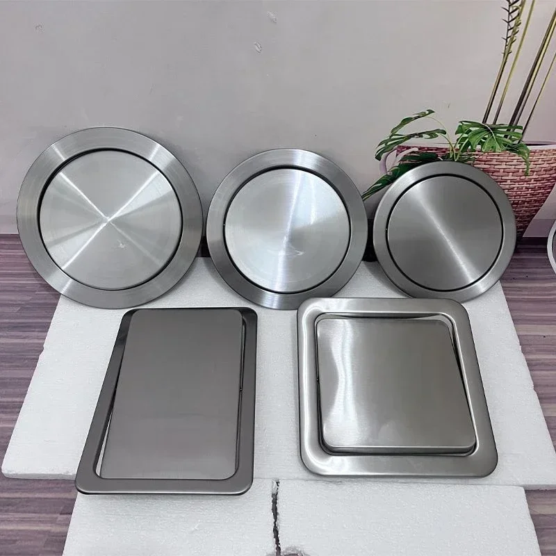 

1 шт. встроенная металлическая крышка для мусорного бака на столешнице, бытовая откидная крышка из нержавеющей стали, украшение для кухонной раковины, крышка для встряхивания, кухонные принадлежности