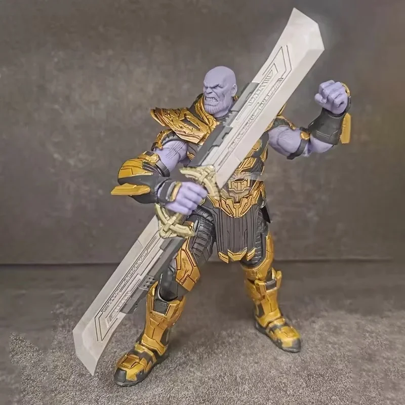 В наличии Bandai S.H.Figuart Thanos Iron Man Mark 85 5th 2023 Edition (The Infinity Saga) Фигурка Коллекционные игрушки в подарок