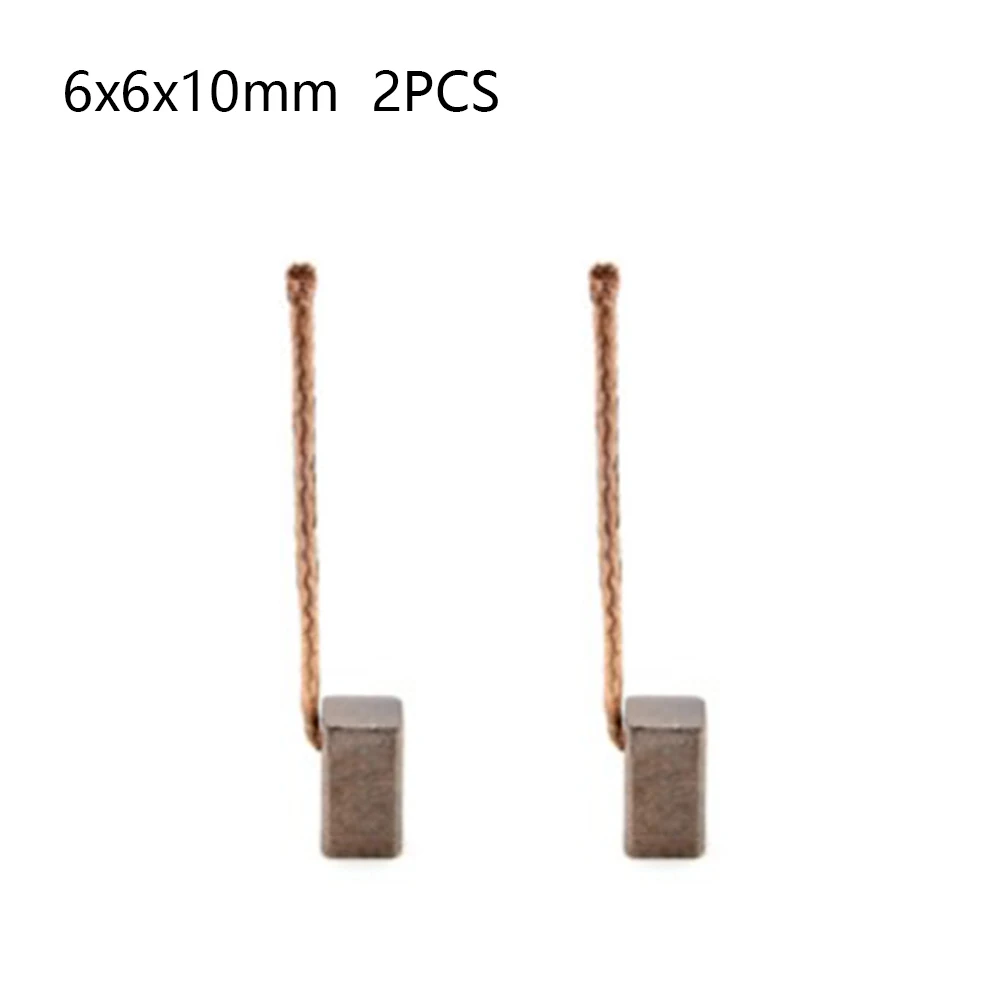 

210pc Carbon Brush 6x6x10mm Replacement Set for Blower Motor Fan Motor Windshield Wiper Motor Reliable Carbon Brush Solution