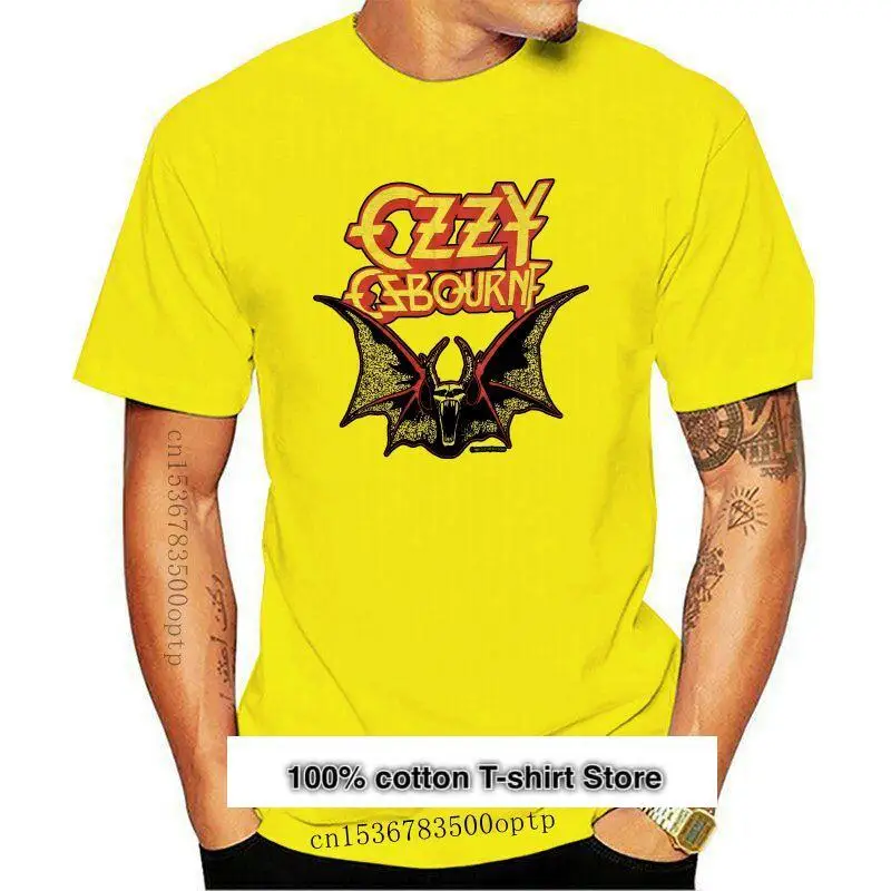 Camiseta de Ozzy oskov Speak Of The Devil, color blanco y negro, nueva